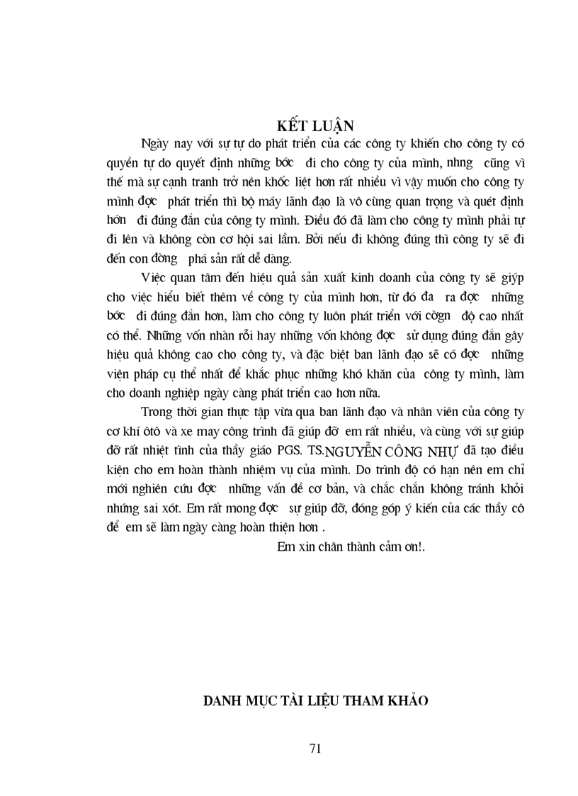 image for page Vận dụng một số phương pháp thống kê để phân tích hiệu quả sản xuất kinh doanh của công ty cơ khí ô tô và xe máy công trình thời kỳ 1997 2004