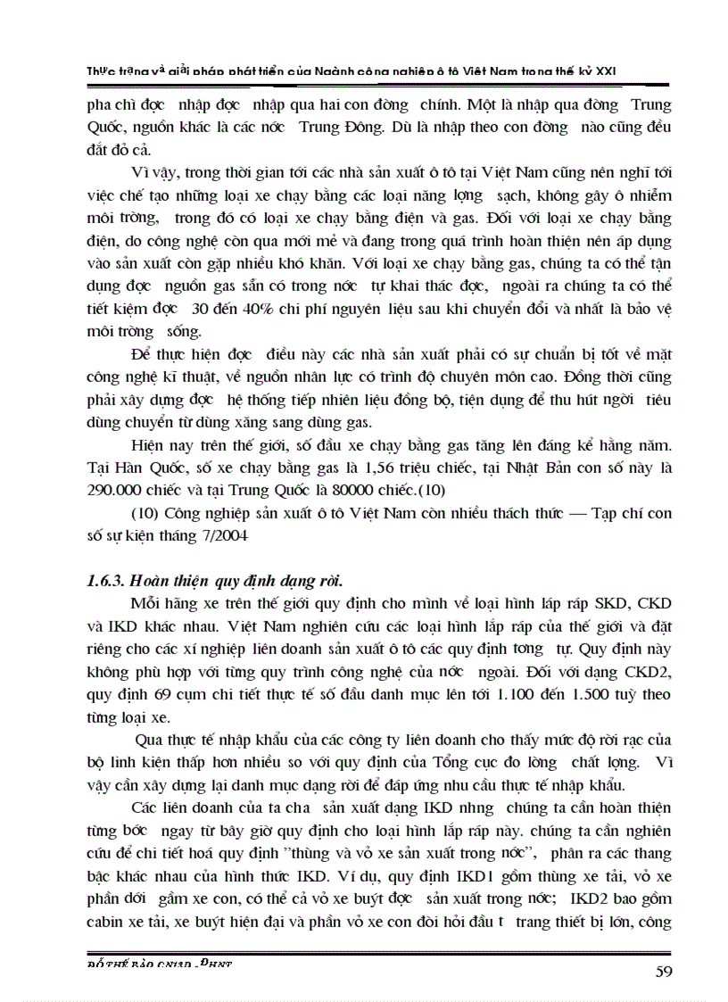 image for page Thực trạng và giải pháp phát triển của Ngành công nghiệp ô tô Việt Nam trong thế kỷ XXI