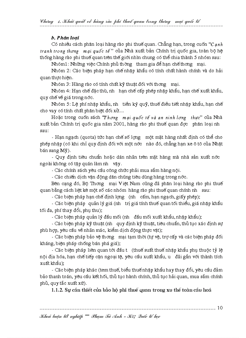 image for page Hoàn thiện hệ thống biện pháp bảo hộ phi thuế của Việt Nam trong tiến trình gia nhập WTO