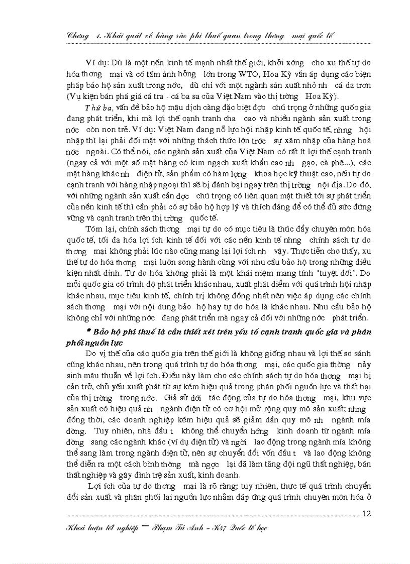 image for page Hoàn thiện hệ thống biện pháp bảo hộ phi thuế của Việt Nam trong tiến trình gia nhập WTO