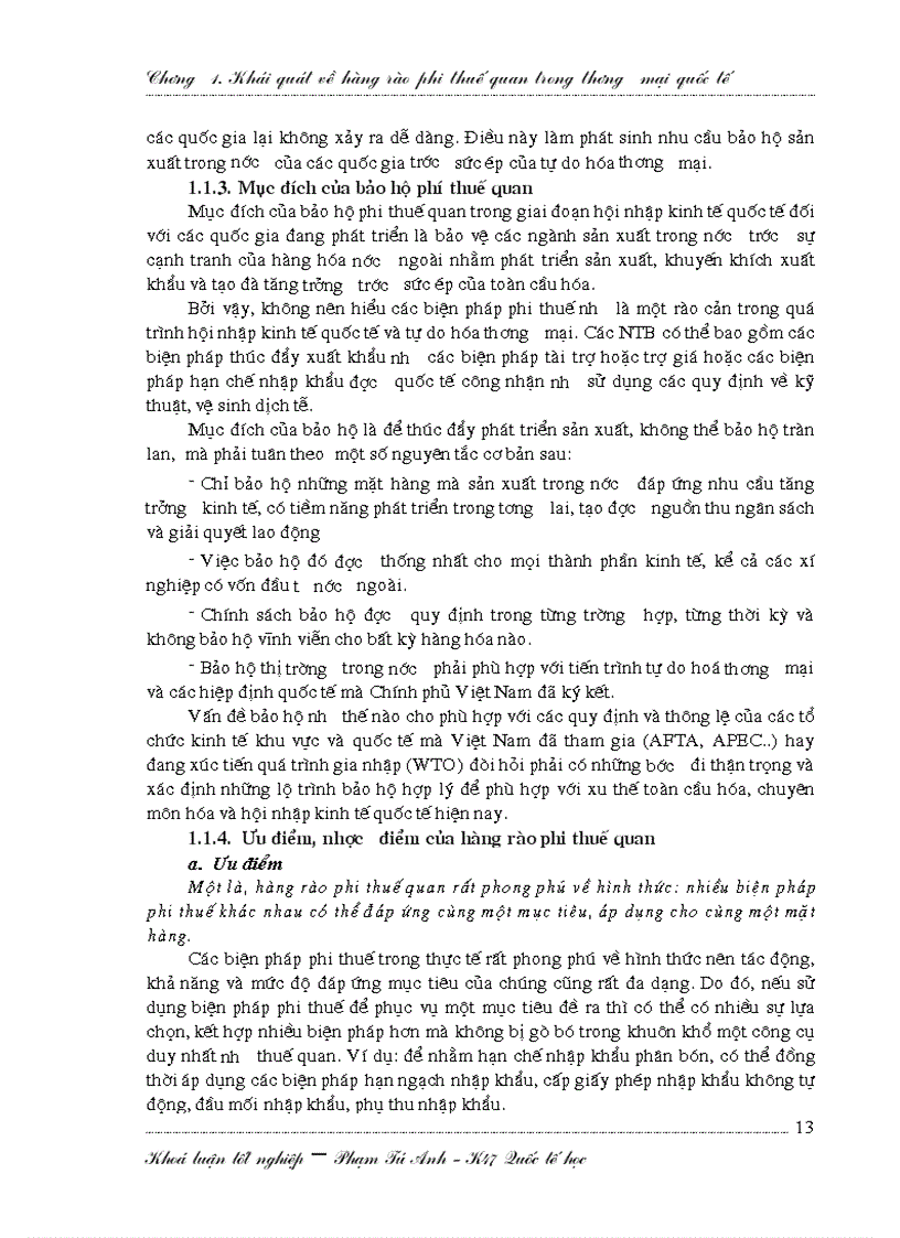 image for page Hoàn thiện hệ thống biện pháp bảo hộ phi thuế của Việt Nam trong tiến trình gia nhập WTO