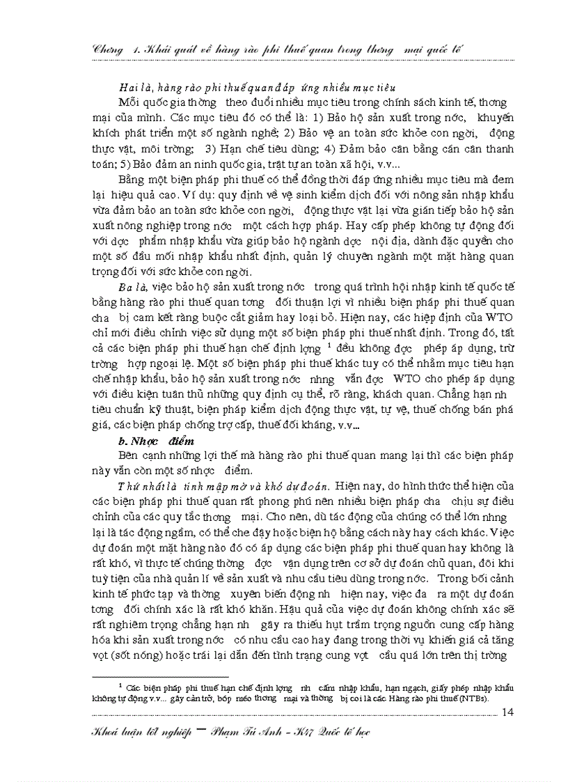 image for page Hoàn thiện hệ thống biện pháp bảo hộ phi thuế của Việt Nam trong tiến trình gia nhập WTO