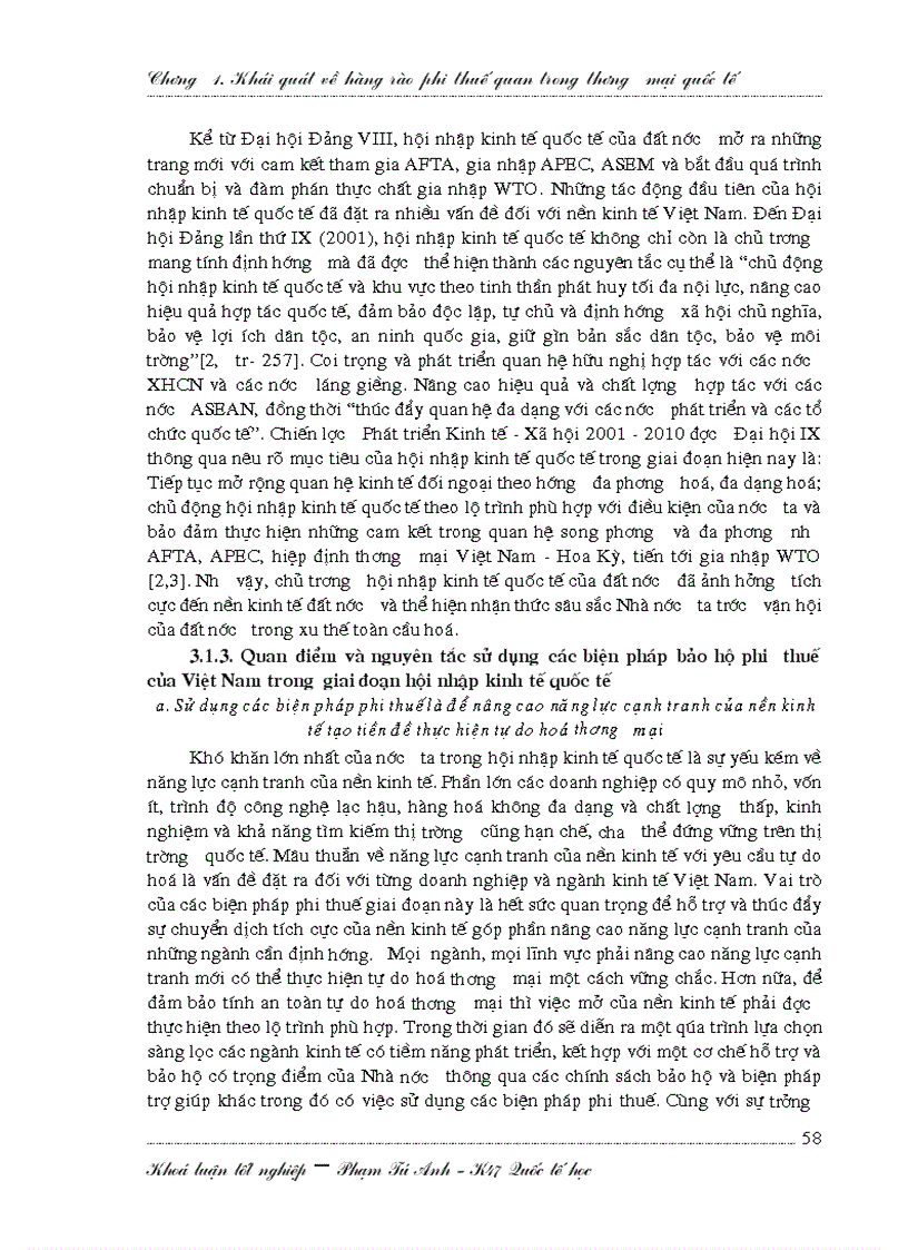 image for page Hoàn thiện hệ thống biện pháp bảo hộ phi thuế của Việt Nam trong tiến trình gia nhập WTO