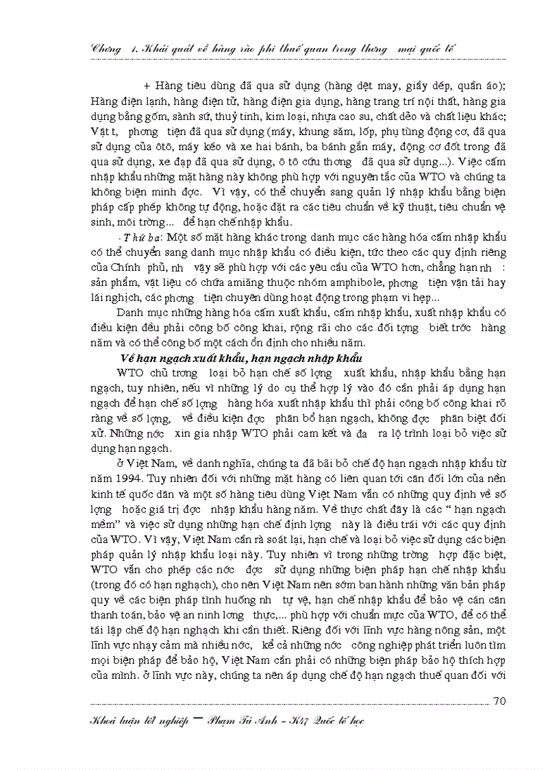 image for page Hoàn thiện hệ thống biện pháp bảo hộ phi thuế của Việt Nam trong tiến trình gia nhập WTO