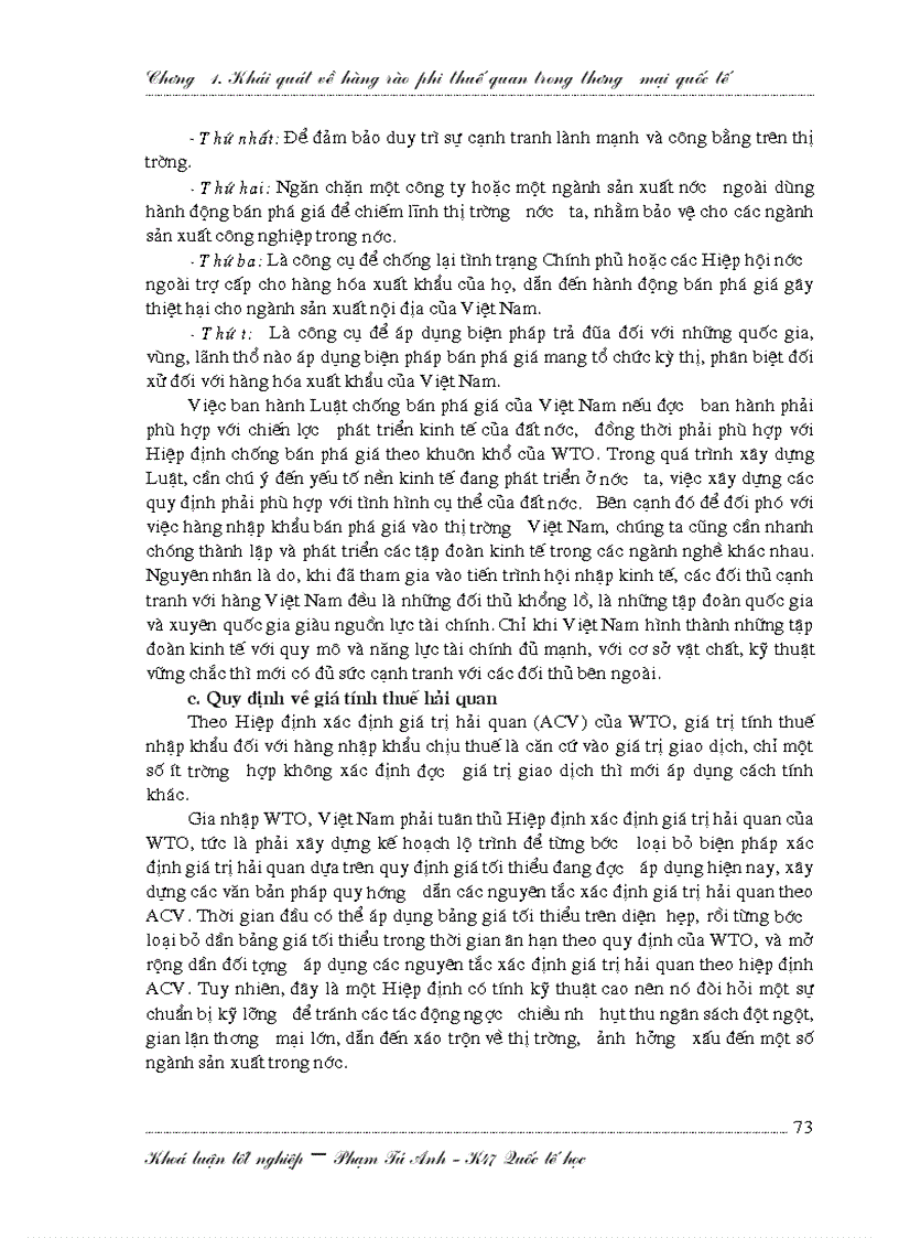 image for page Hoàn thiện hệ thống biện pháp bảo hộ phi thuế của Việt Nam trong tiến trình gia nhập WTO
