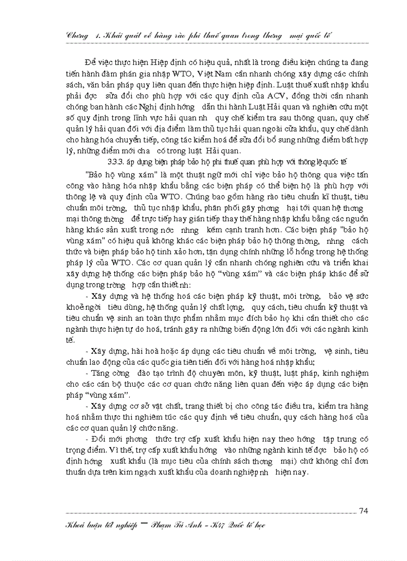 image for page Hoàn thiện hệ thống biện pháp bảo hộ phi thuế của Việt Nam trong tiến trình gia nhập WTO