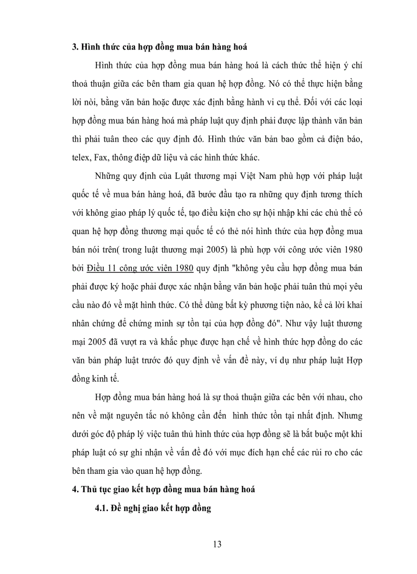 image for page Chế độ pháp lý về hợp đồng mua bán hàng hóa theo Luật Thương mại 2005