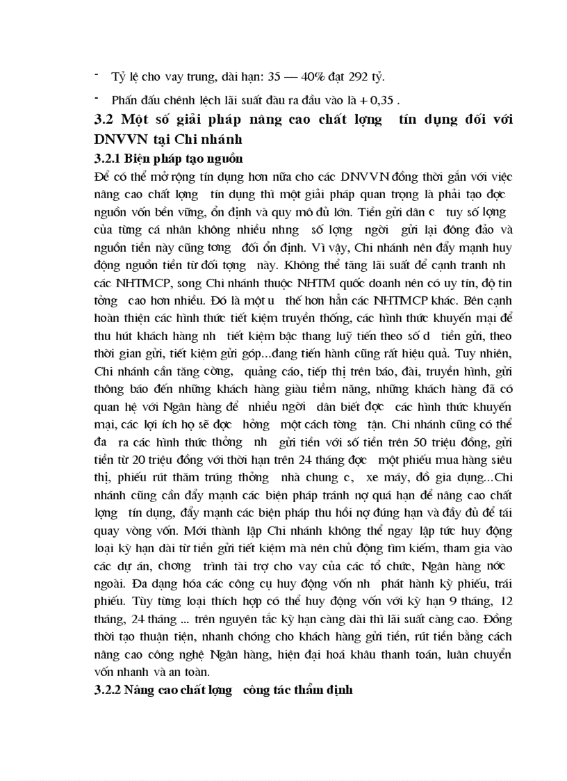 image for page Một số giải pháp nâng cao chất lượng tín dụng đối với các doanh nghiệp vừa và nhỏ tại Chi nhánh Ngân hàng nông nghiệp và phát triển nông thôn Đông Hà Nội