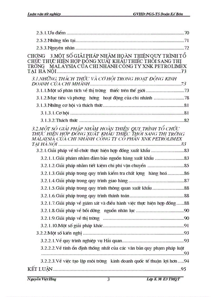 image for page Hoàn thiện quy trình tổ chức thực hiện hợp đồng xuất khẩu thiếc thỏi sang thị trường Malaysia của chi nhánh Công ty cổ phần XNK Petrolimex tại Hà Nội