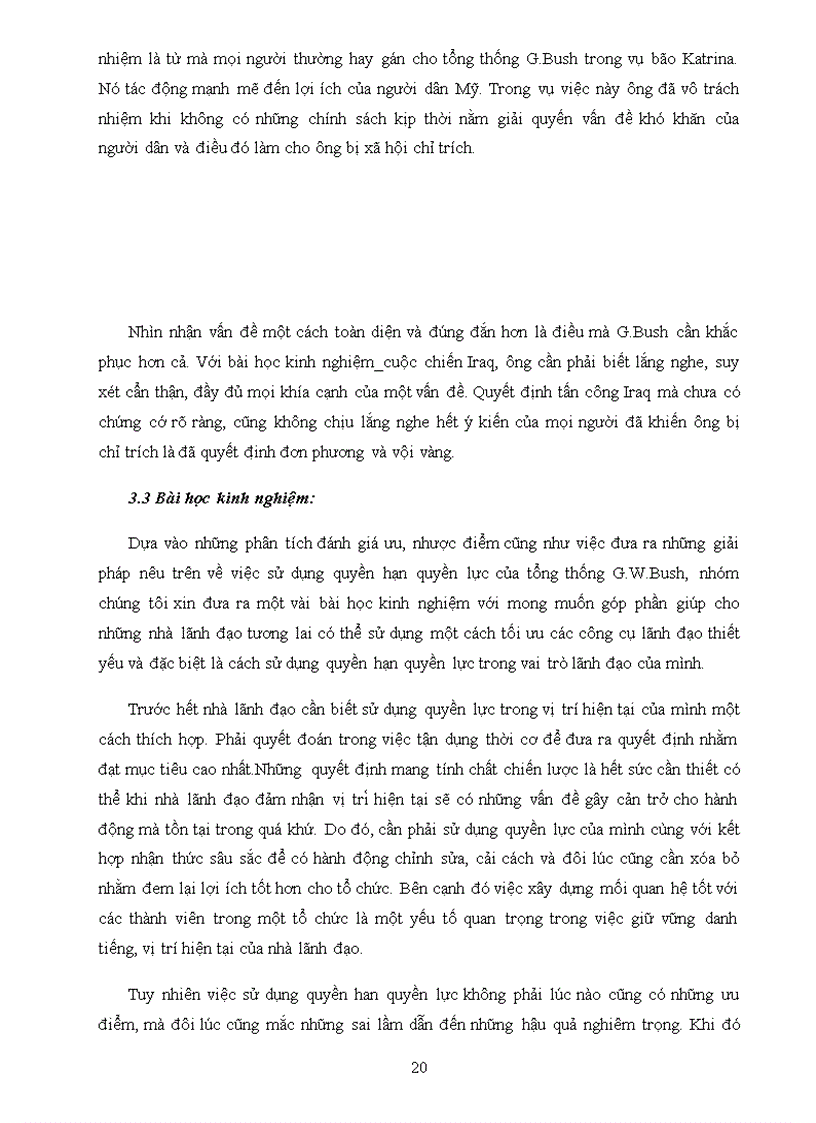 image for page Phân ti ch viê c sư du ng quyê n ha n quyê n lư c cu a george walker bush