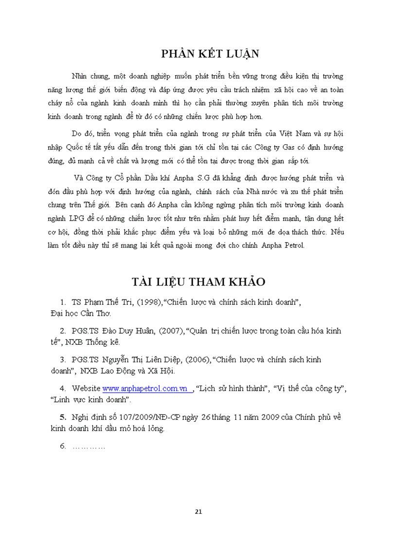 image for page Phân tích ma trận swot cho anpha petrol