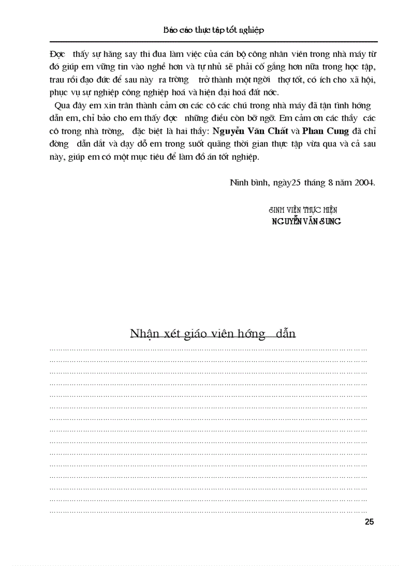 image for page Báo cáo thực tập tại công ty xi măng Bỉm Sơn