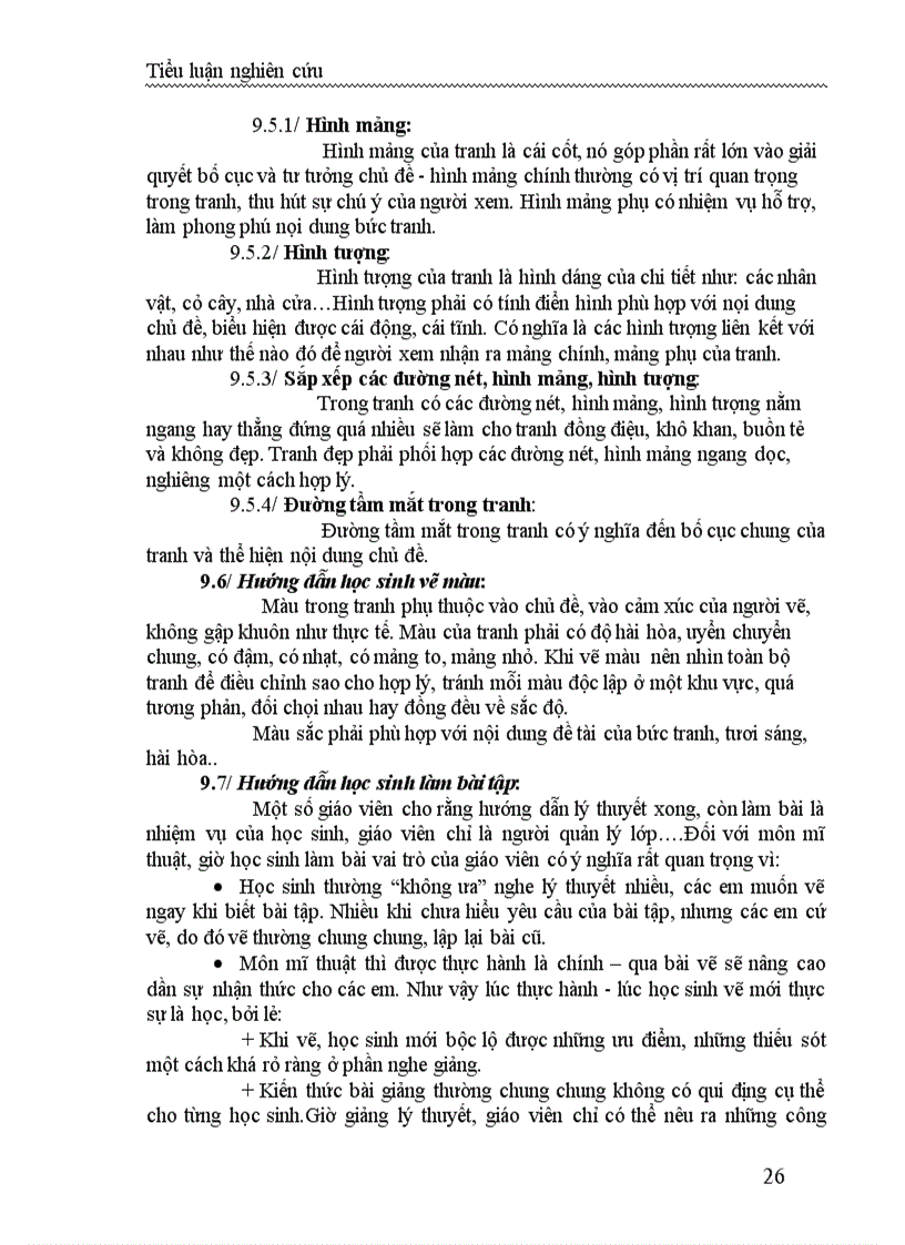 image for page Tìm hiểu phương pháp giảng dạy các bài vẽ tranh cho học sinh lớp 7