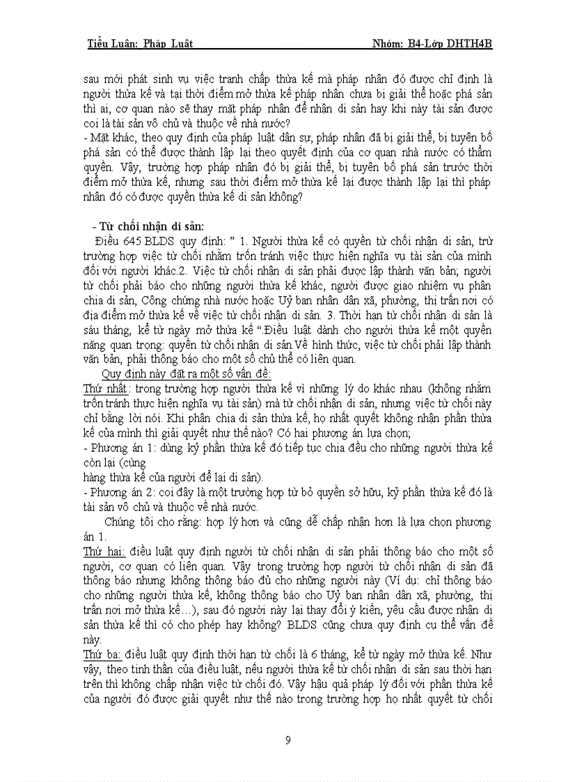 image for page Tìm hiểu chế định Thừa Kế theo luật Dân Sự 2005