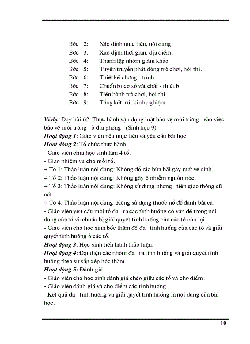 image for page Kinh nghiệm tích hợp kiến thức giáo dục bảo vệ môi trường trong tiết dạy sinh học 9