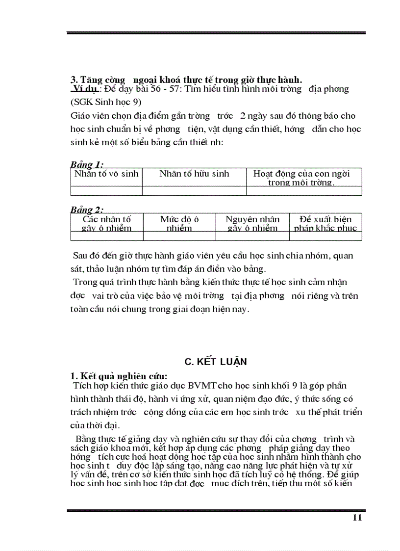 image for page Kinh nghiệm tích hợp kiến thức giáo dục bảo vệ môi trường trong tiết dạy sinh học 9