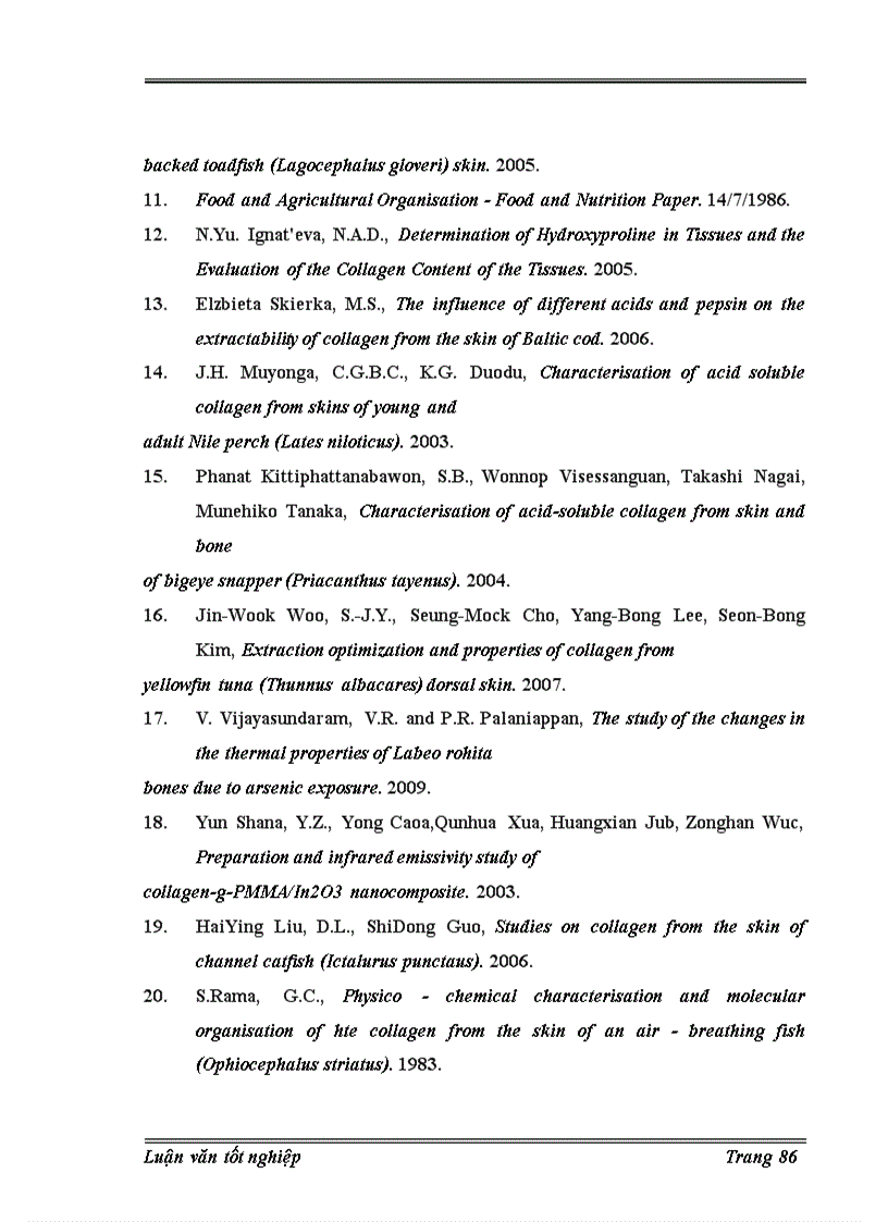 image for page Trích ly collagen từ da cá basa