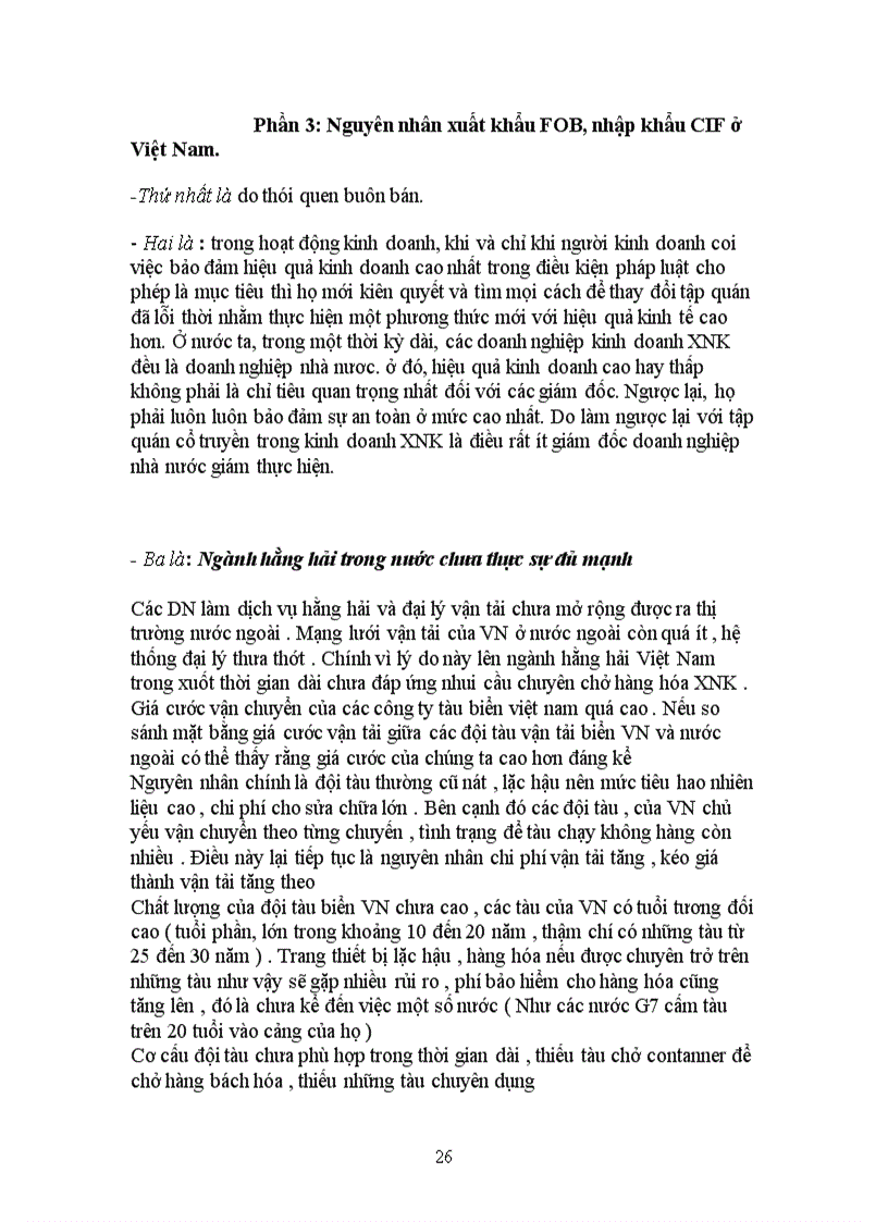 image for page Nhập Fob bán Cif lời giải cho bài toán nhập siêu