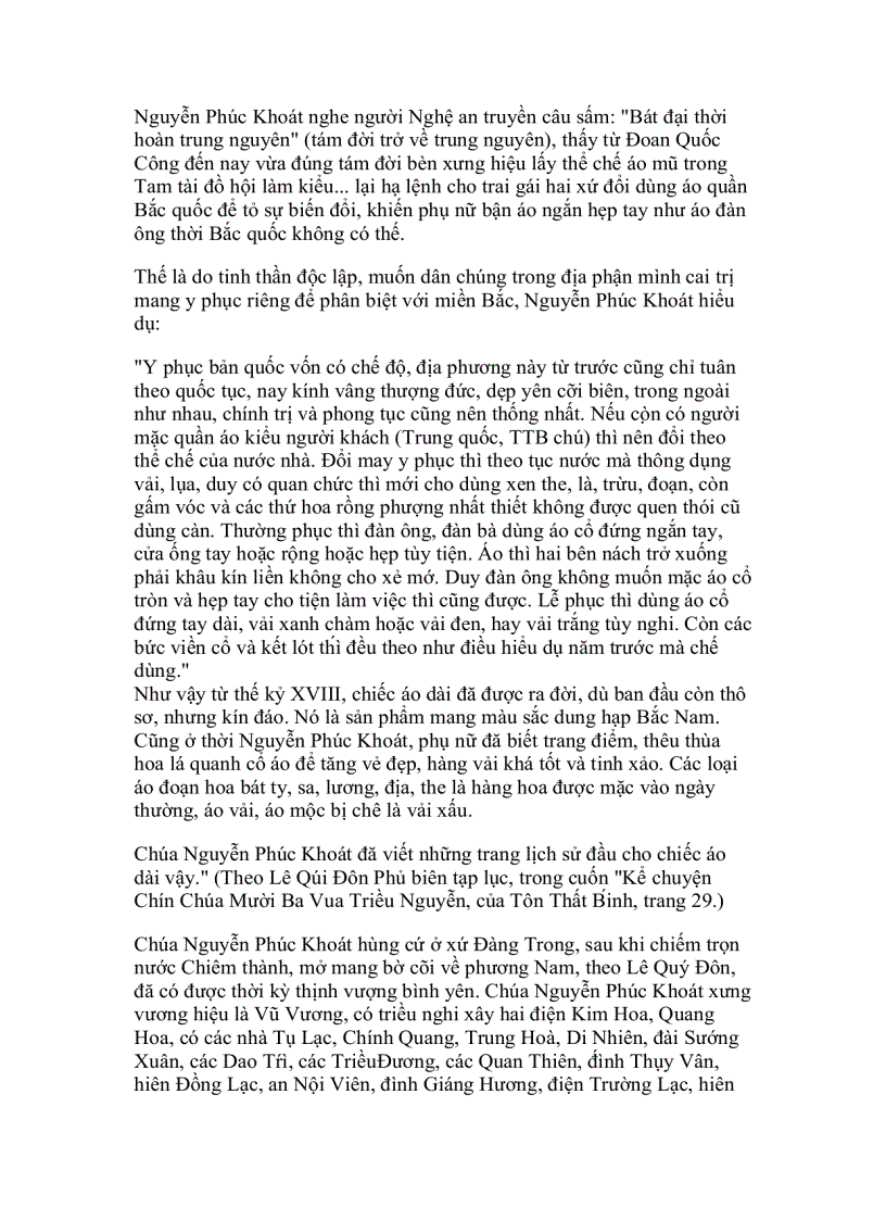 image for page Lịch sử của áo dài Việt Nam