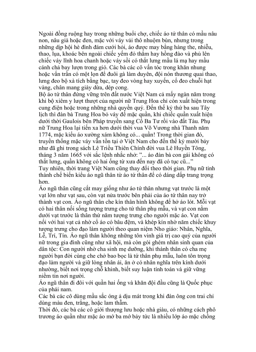 image for page Lịch sử của áo dài Việt Nam