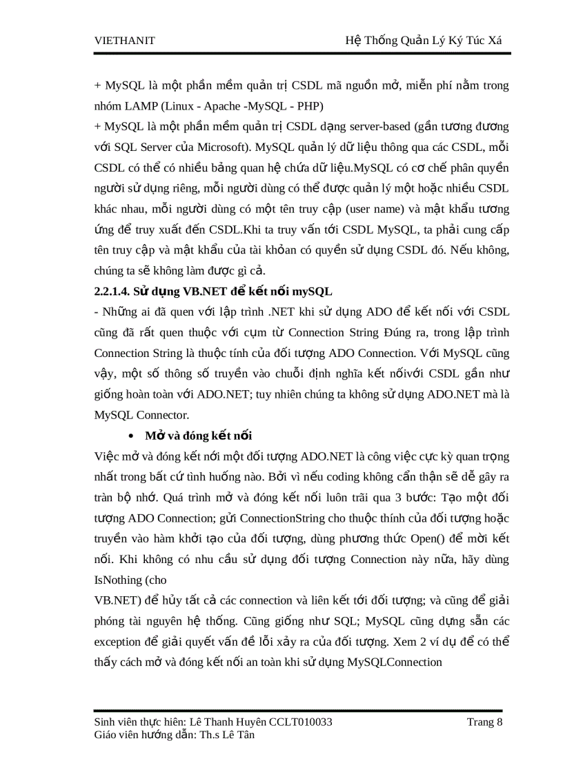 image for page Hệ Thống Quản Lý Ký Túc Xá Phân Tích Thiết Kế Hệ Thống