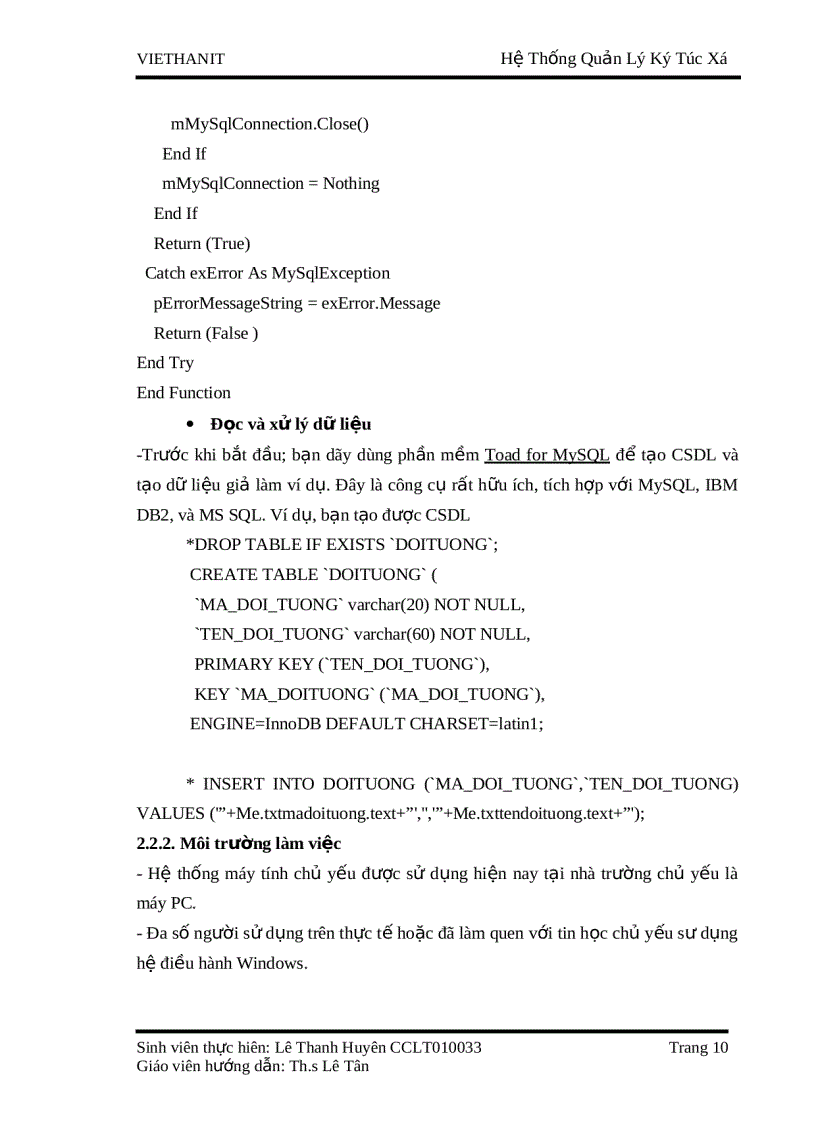 image for page Hệ Thống Quản Lý Ký Túc Xá Phân Tích Thiết Kế Hệ Thống