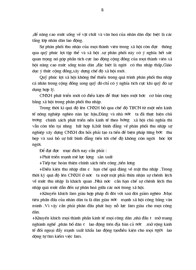 image for page Thực trạng và giải pháp nâng cao tốc độ của quan hệ phân phối thu nhập trong nền kinh tế thị trường định hướng XHCN ở nước ta hiện nay