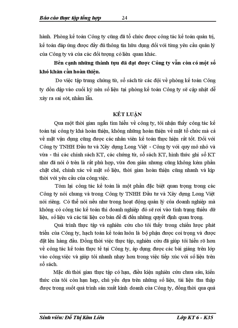 image for page Một số phần hành kế toán chủ yếu tại công ty TNHH Đầu tư và Xây dựng Long Việt