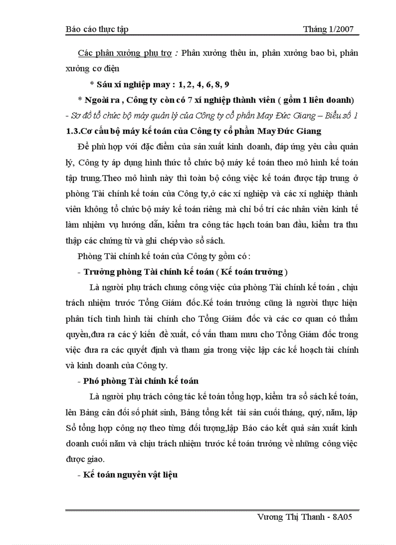 image for page Kế toán bán hàng và xác định kết quả bán hàng tại Công ty cổ phần May Đức Giang