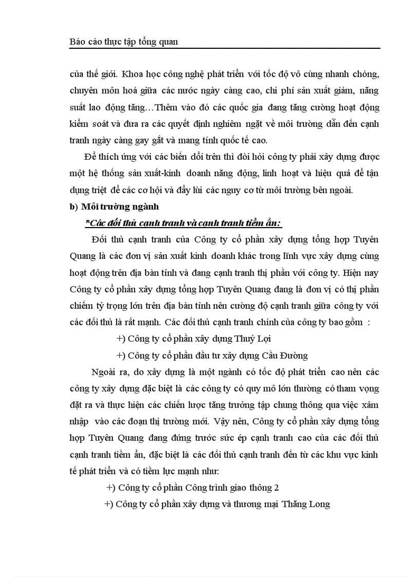 image for page Báo cáo thực tập tại Công ty cổ phần xây dựng tổng hợp Tuyên Quang