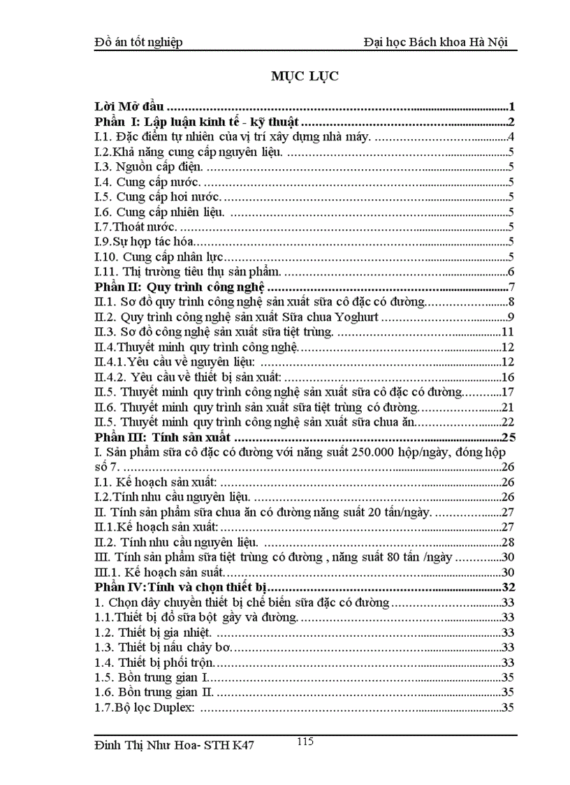 image for page Thiết kế nhà máy chế biến sữa sử dụng nguyên liệu từ sữa bột