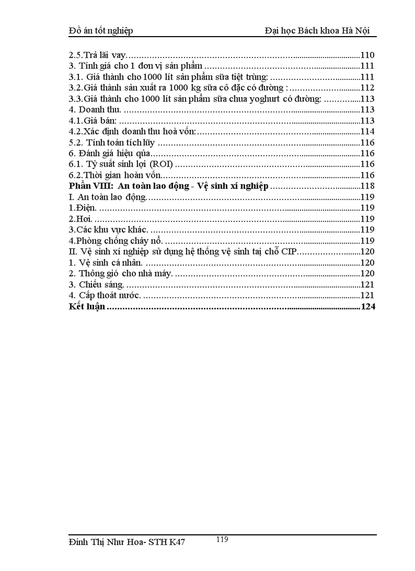 image for page Thiết kế nhà máy chế biến sữa sử dụng nguyên liệu từ sữa bột