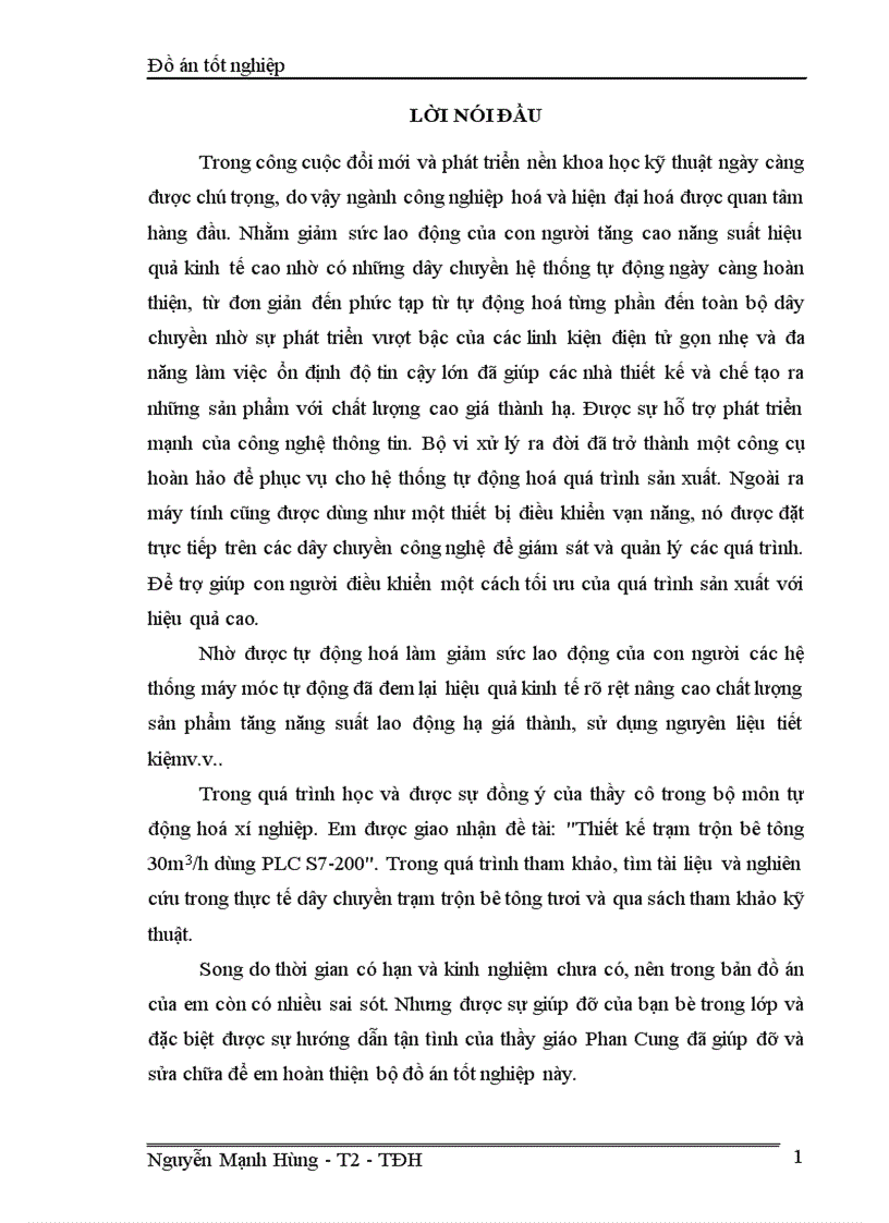 image for page Thiết kế trạm trộn bê tông 30m3 h dùng PLC S7 200