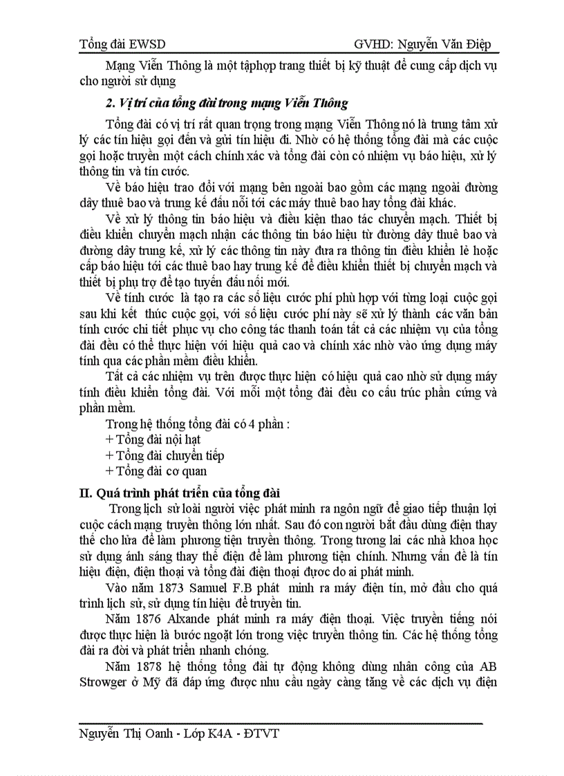 image for page Cấu trúc hệ thống và trường chuyển mạch của tổng đài EWSD