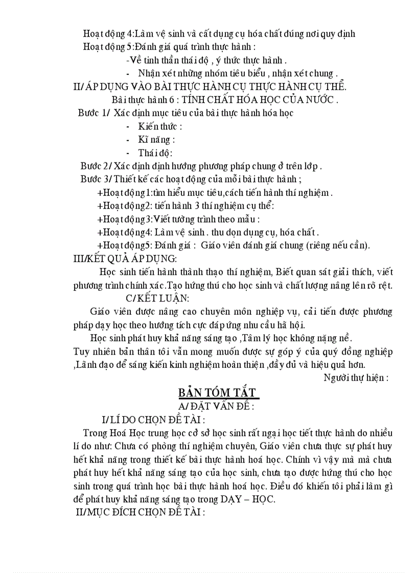 image for page Dạy học hóa học theo phương pháp thực hành