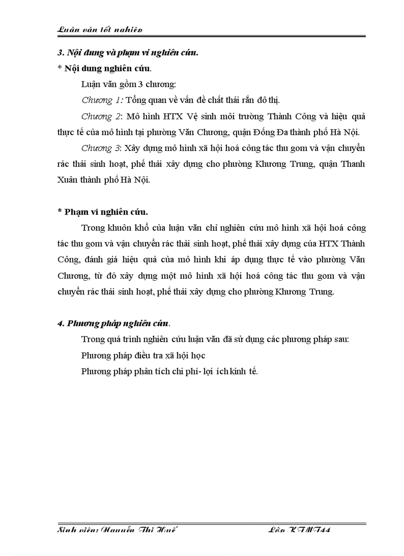 image for page Nghiên cứu mô hình xã hội hoá công tác thu gom và vận chuyển rác thải sinh hoạt phế thải xây dựng ở Hà Nội và ứng dụng tại Khương Trung Thanh Xuân HN