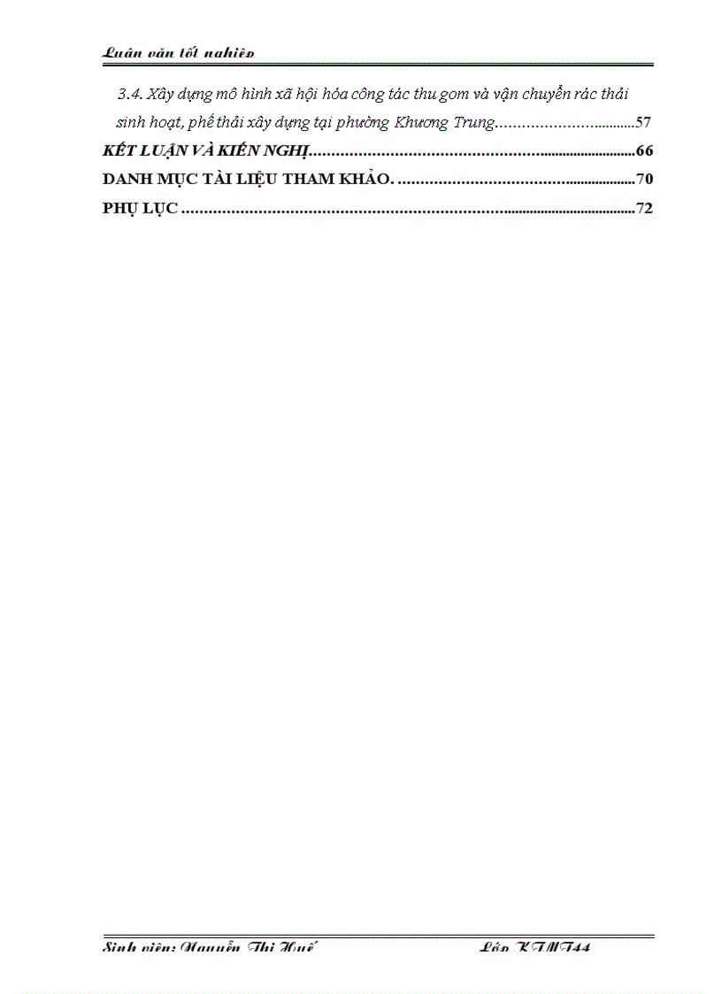 image for page Nghiên cứu mô hình xã hội hoá công tác thu gom và vận chuyển rác thải sinh hoạt phế thải xây dựng ở Hà Nội và ứng dụng tại Khương Trung Thanh Xuân HN