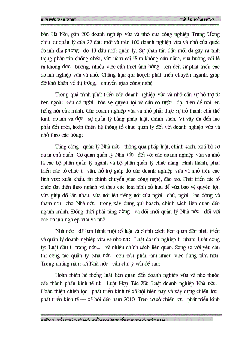 image for page Những giải pháp vĩ mô nhằm phát triển Doanh nghiệp vừa và nhỏ ở Việt Nam