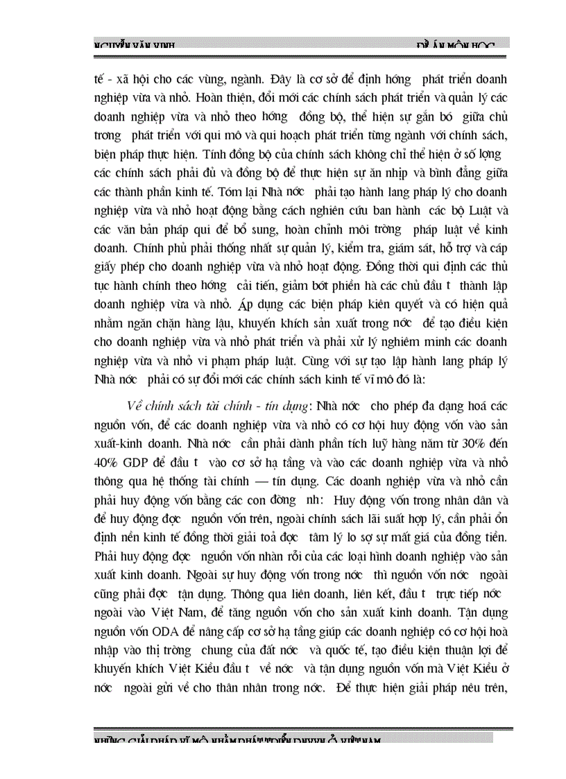 image for page Những giải pháp vĩ mô nhằm phát triển Doanh nghiệp vừa và nhỏ ở Việt Nam