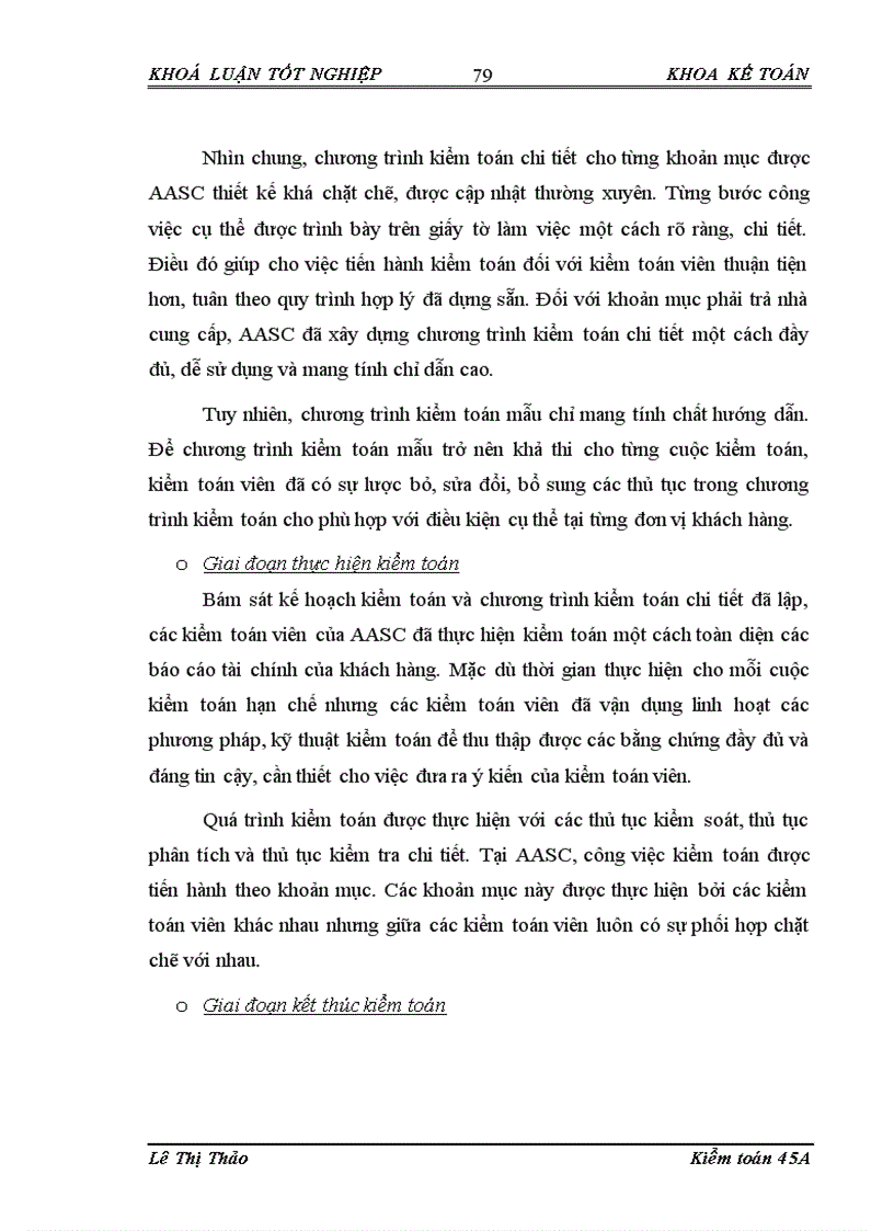 image for page Hoàn thiện quy trình kiểm toán khoản phải trả nhà cung cấp trong kiểm toán báo cáo tài chính do Công ty Dịch vụ Tư vấn Tài chính Kế toán và Kiểm toán AASC thực hiện