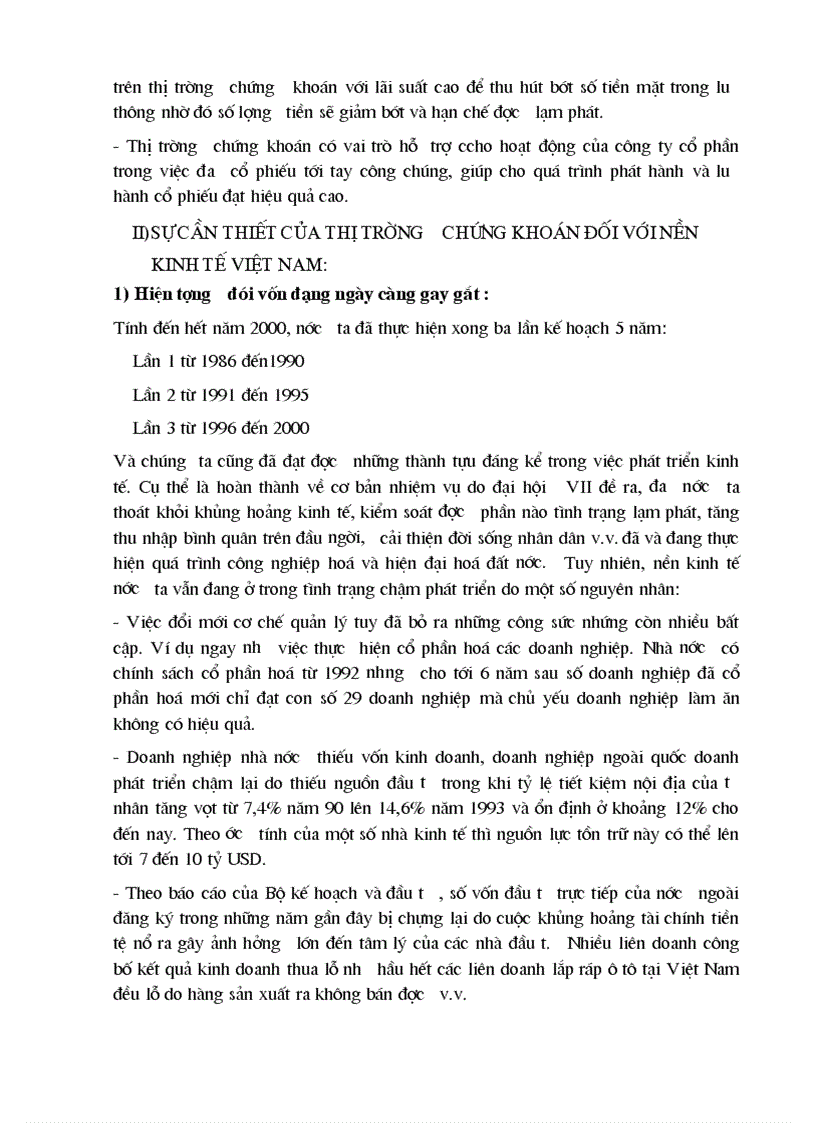 image for page Tình hình hoạt động của thị trường chứng khoán Việt Nam trong thời gian qua