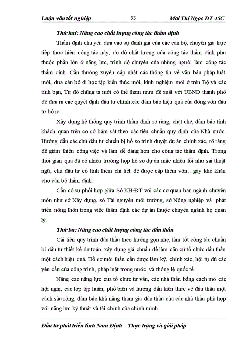 image for page Đầu tư phát triển ở tỉnh Nam Định giai đoạn 2001 2006 Thực trạng và giải pháp