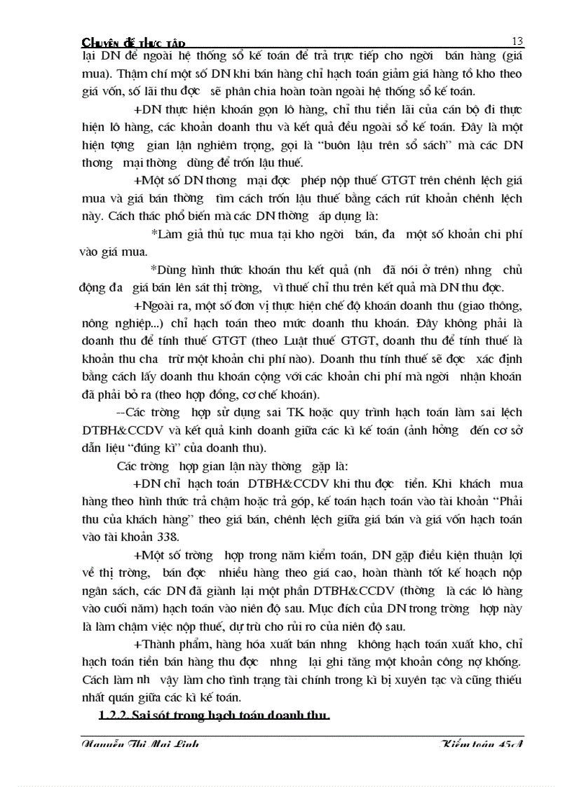 image for page Hoàn thiện quy trình kiểm toán khoản mục Doanh thu bán hàng và cung cấp dịch vụ trên Báo cáo tài chính tại Công ty Dịch vụ Tư vấn Tài chính Kế toán và Kiểm toán