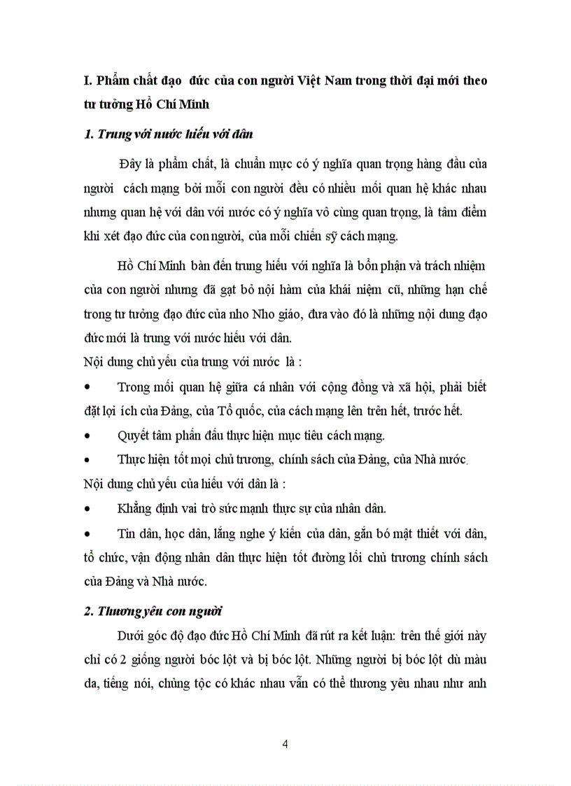 image for page Những phẩm chất đạo đức cơ bản của con người Việt Nam theo tư tưởng Hồ Chí Minh và liên hệ việc xây dựng đạo đức sinh viên đại học Lao Động xã hội