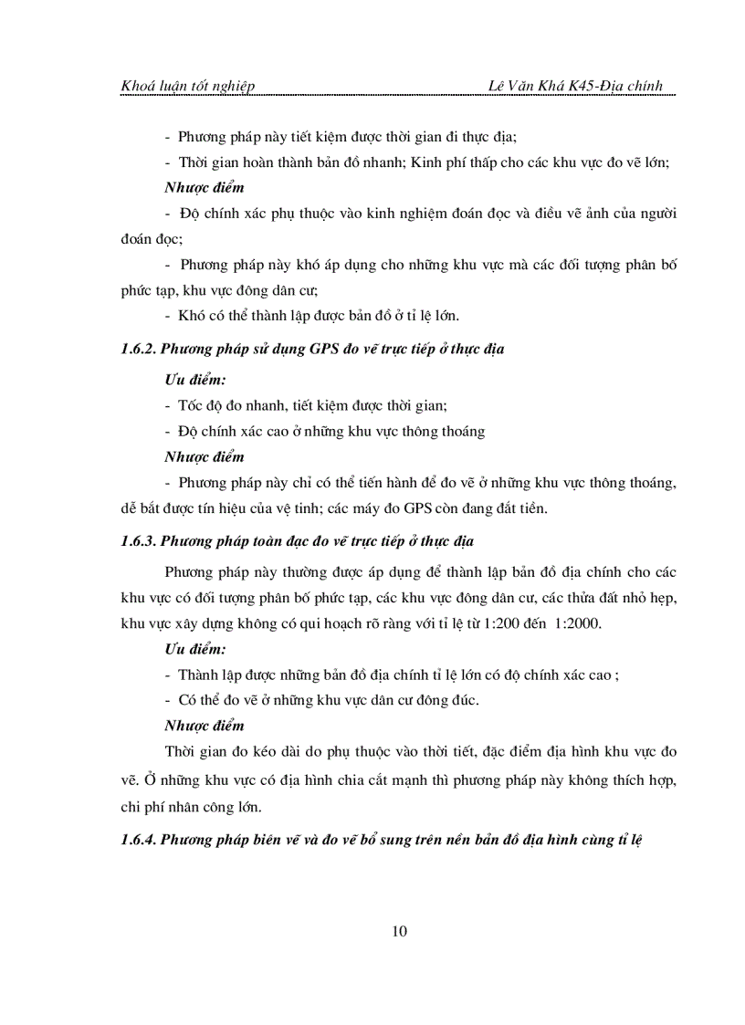 image for page Thành lập bản đồ địa chính số xã Vân Canh huyện Hoài Đức tỉnh Hà Tây bằng công nghệ toàn đạc điện tử và phần mềm Famis