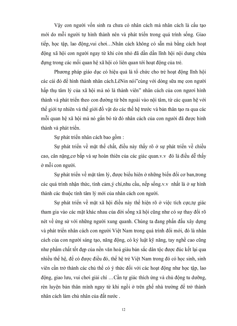 image for page Giáo dục sự hình thành và phát triển nhân cách con người