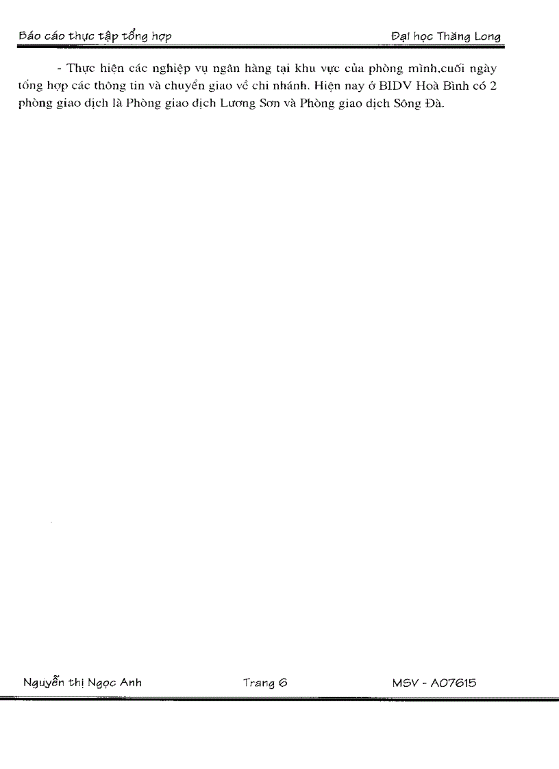 image for page Báo cáo thực tập tại BIDV Hòa Bình