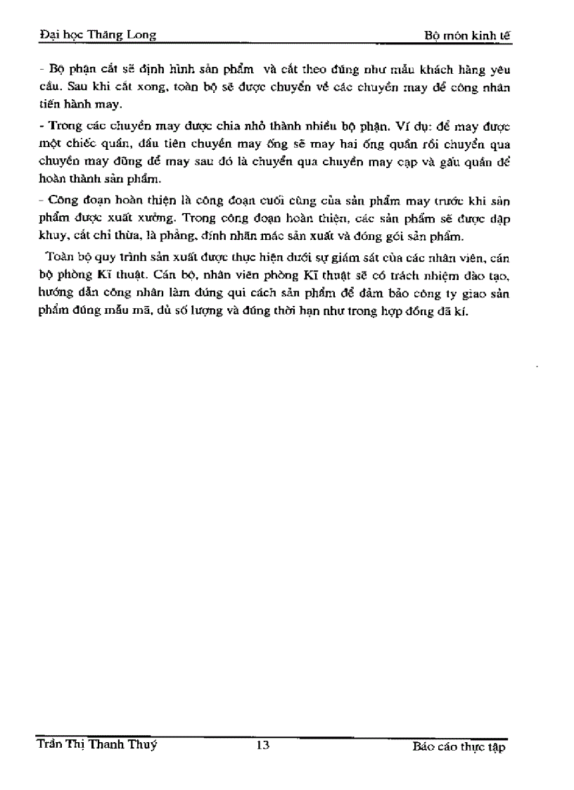 image for page Báo cáo thực tập tại công ty TNHH tập đoàn sản xuất hàng Dệt may 19 5 Hà nội