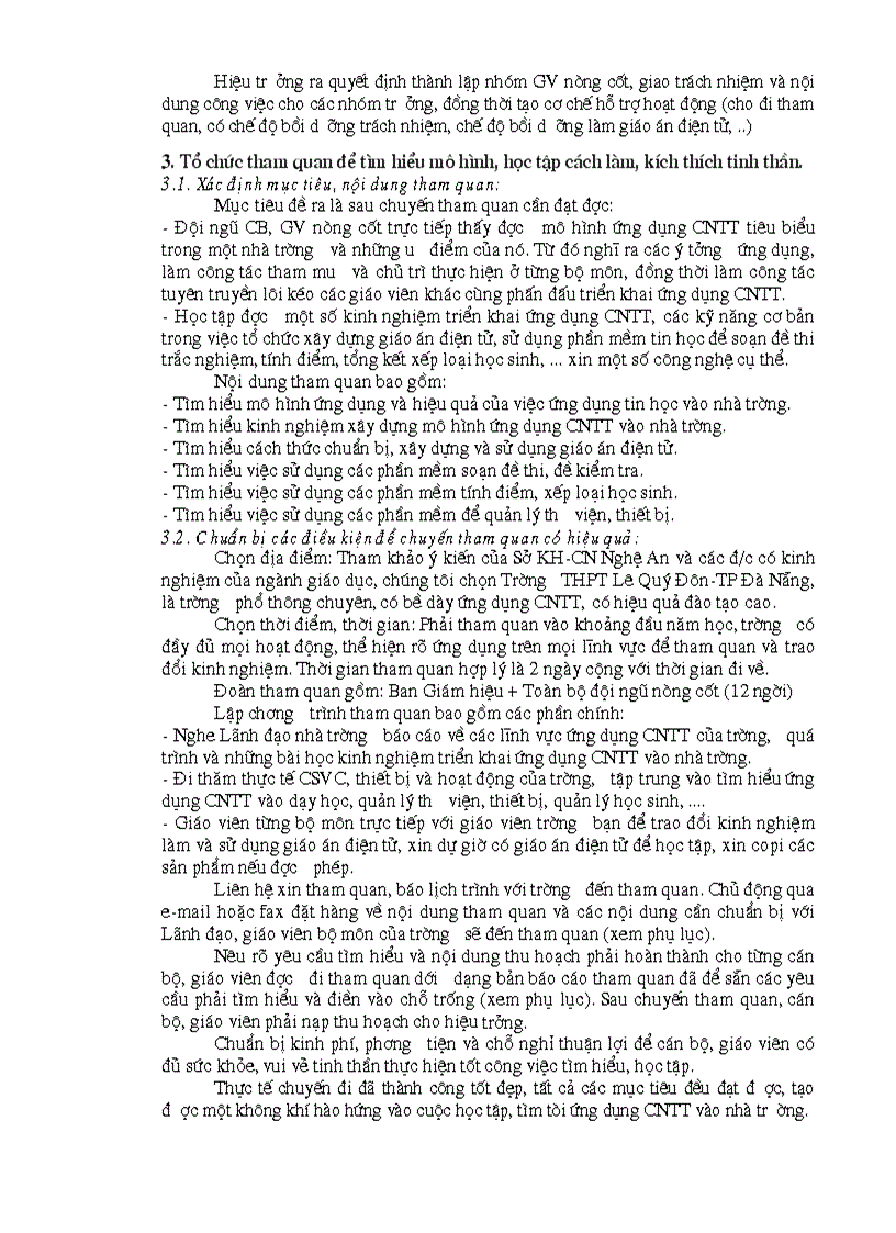 image for page Kinh nghiệm triển khai ứng dụng công nghệ thông tin vào nhà trường góp phần thực hiện đổi mới phương pháp dạy học và quản lí nhà trường