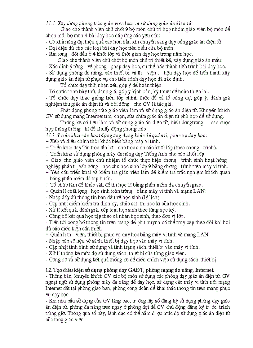 image for page Kinh nghiệm triển khai ứng dụng công nghệ thông tin vào nhà trường góp phần thực hiện đổi mới phương pháp dạy học và quản lí nhà trường